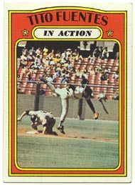 1972 Topps Baseball Cards      428     Tito Fuentes IA